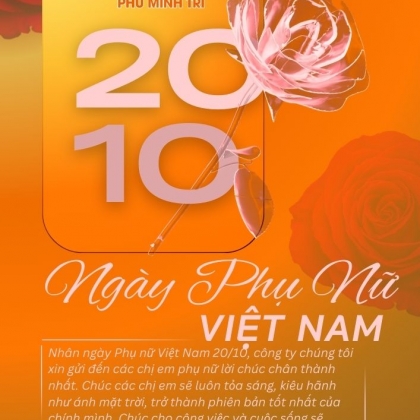CHÚC MỪNG NGÀY PHỤ NỮ VIỆT NAM 20.10 CHÚC MỪNG NGÀY PHỤ NỮ VIỆT NAM 20.10